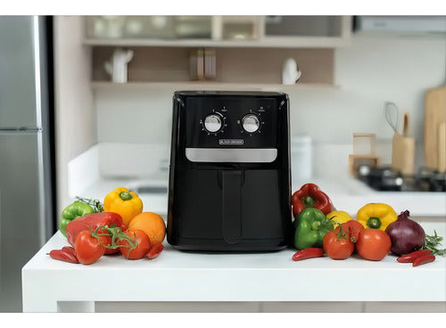 Air Fryer 4 Litros Afm4 Fritadeira Black Decker 127v Cor Preto 110V