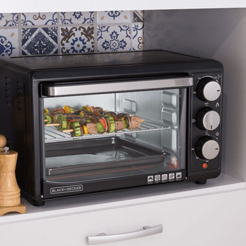 Forno Elétrico 21l Black Decker 1300w Preto 127v