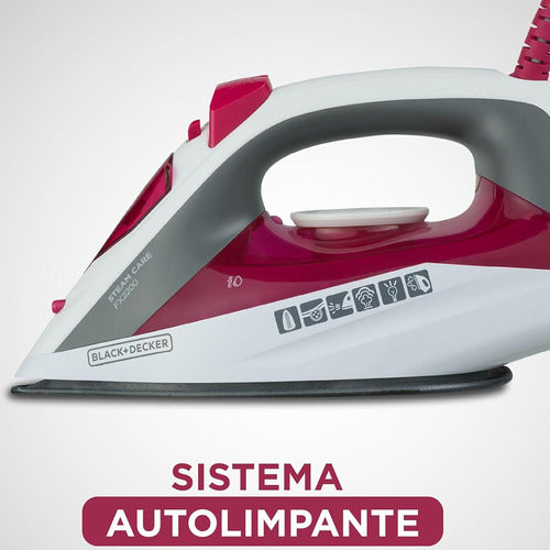 Ferro De Passar Roupas Black Decker A Vapor Eletrico Leve