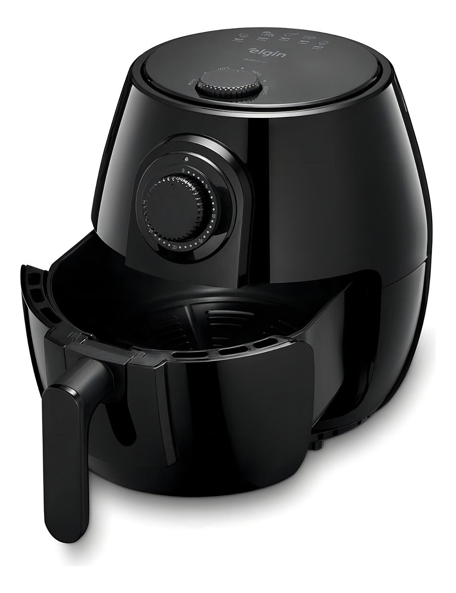 Fritadeira Elétrica Air Fryer 4l Quick Elgin 1350W 42afr Cor Preto 110V