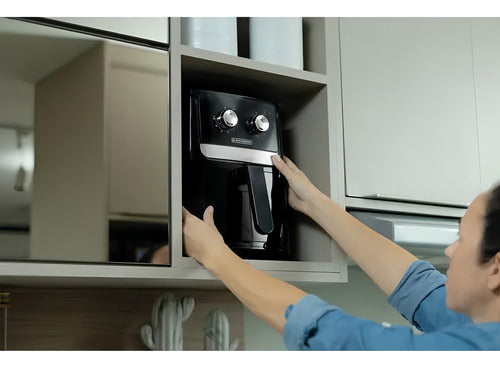 Air Fryer 4 Litros Afm4 Fritadeira Black Decker 127v Cor Preto 110V