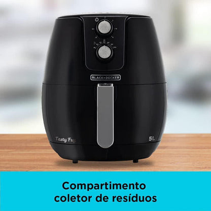 Fritadeira Airfryer Elétrica Sem Óleo Black+decker 5l 1400w