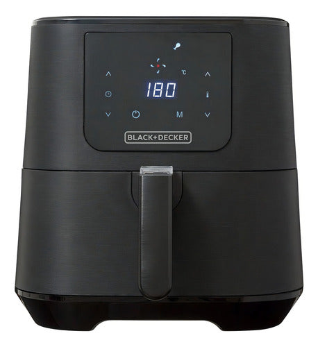 Fritadeira sem óleo Black + Decker 7 litros 1700w Afd7q cor preto 220V