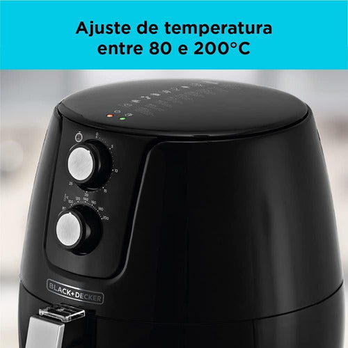 Fritadeira Airfryer Elétrica Sem Óleo Black+decker 5l 1400w
