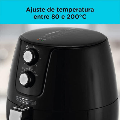Fritadeira Airfryer Elétrica Sem Óleo Black+decker 5l 1400w