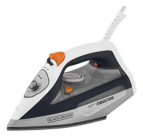 Ferro de passar a vapor Black+Decker FX3100 com base antiaderente 220V