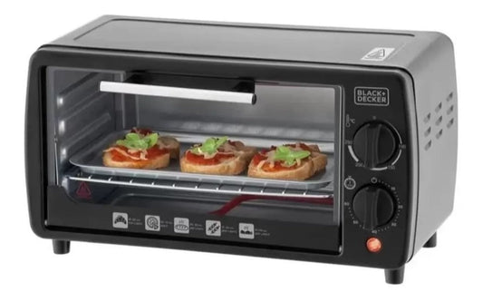 Forno Elétrico 9 Litros C/ Timer 800w Ft9 127v Black+decker