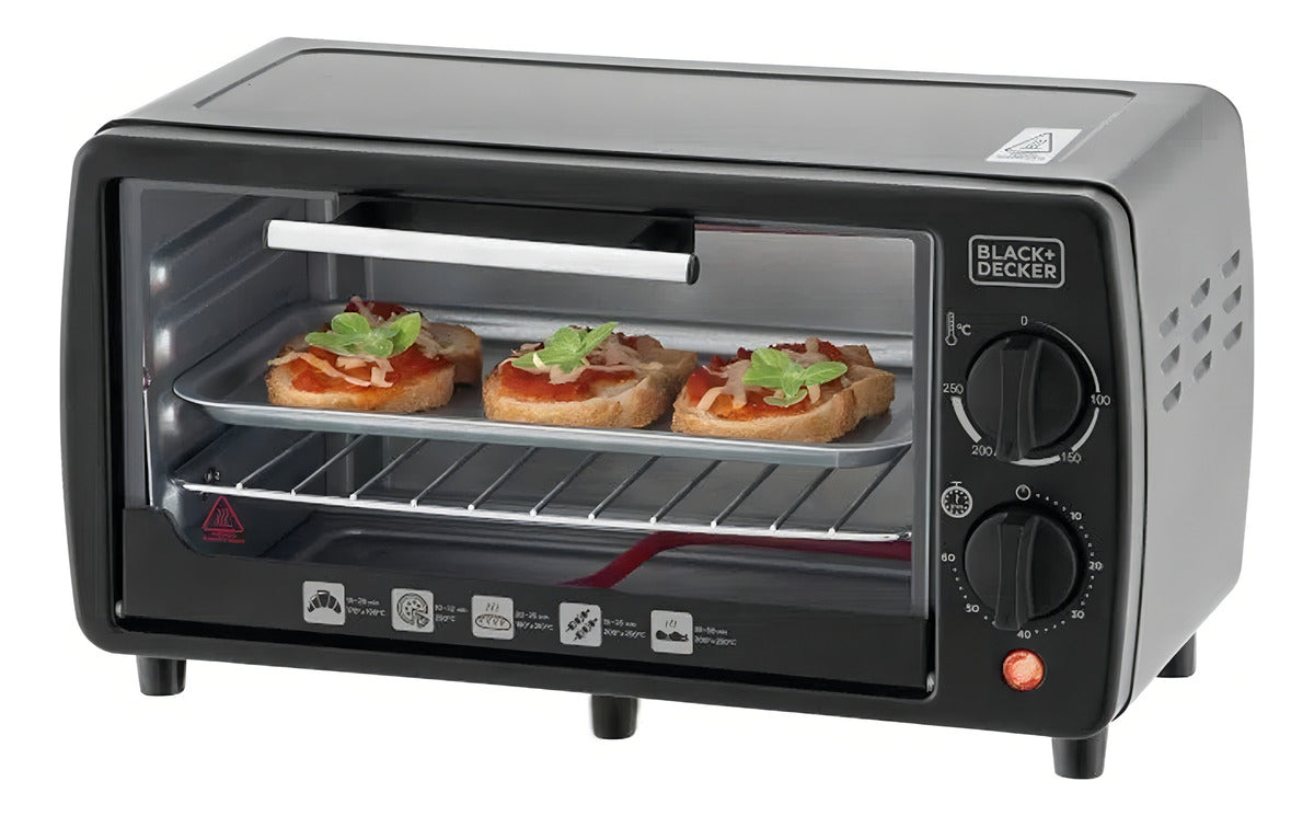 Forno Elétrico Pequeno Black Decker Modelo FT9 Capacidade de 9L 110V